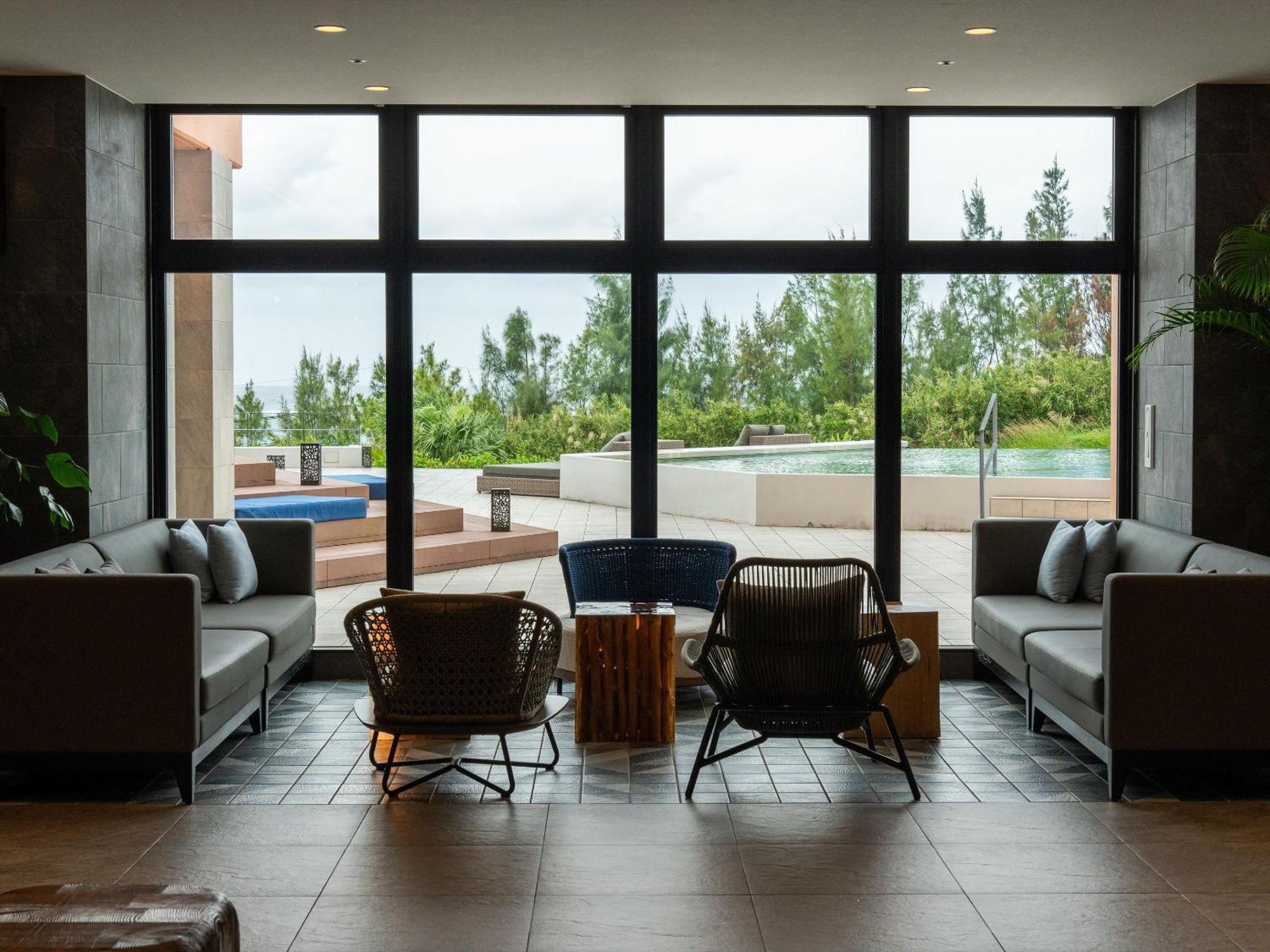 Aquasense Hotel & Resort Onna Bagian luar foto